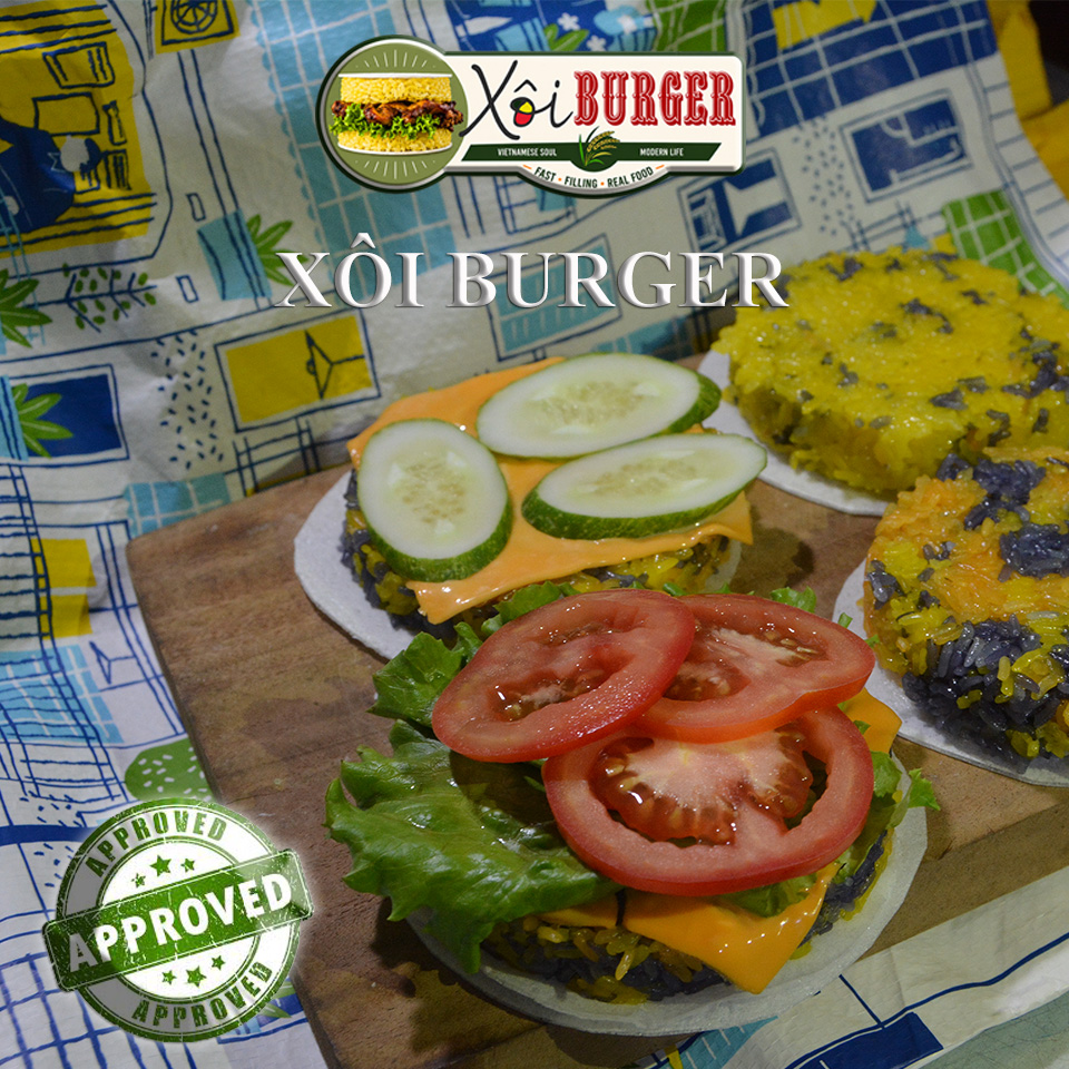 Xoi Burger Process